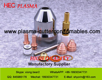 kualitas  OEM Thermal Dynamics Plasma Machine Consumables For Komatsu Plasma Cutter Machine pabrik