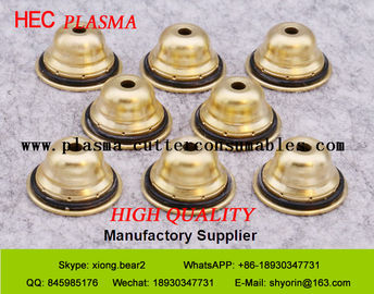Konsumsi Pemotong Plasma / Komatsu 1.6mm Nozzle Shield Cap 969-95-24950